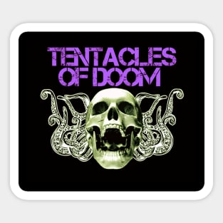 Tentacles of Doom Logo Large Sticker